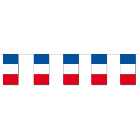 Papieren vlaggenlijn Frankrijk landendecoratie