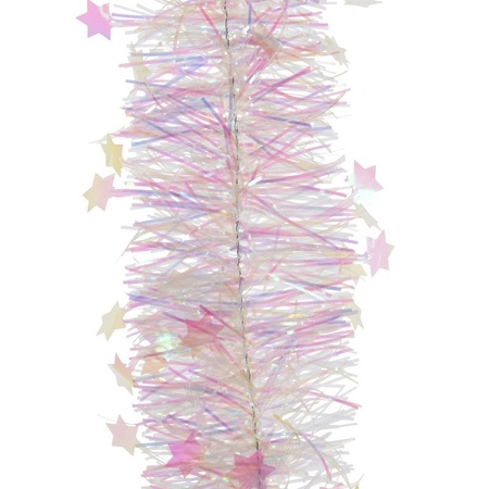 Doe alles met mijn kracht Belang groep Kerst kralen guirlandes oud roze 10 meter kerstboom versiering/decoratie |  Fun en Feest