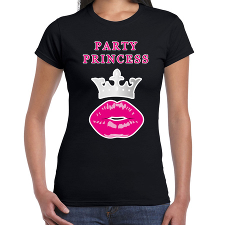 Party Princess / sweet 16 kado shirt zwart voor dames