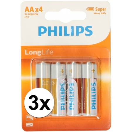 Voordelige Philips AA batterijen
