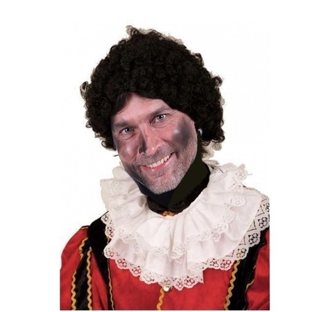 Black Pete wig for adults