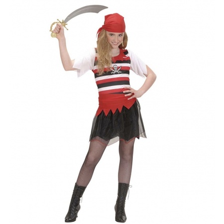 Vekleedkleding piraten kostuum meisje