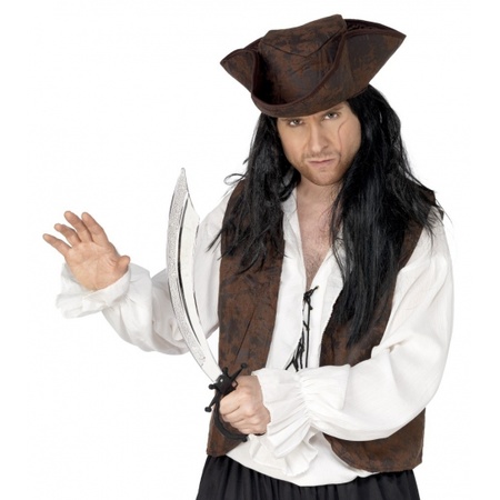 Verkleed piraten outfit voor kinderen maat 140-152 met zwaard