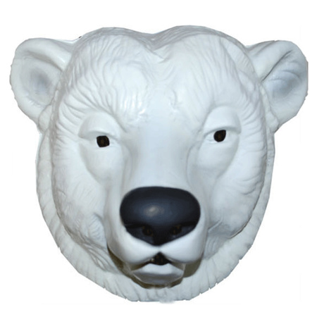 IJsberen masker wit voor volwassenen