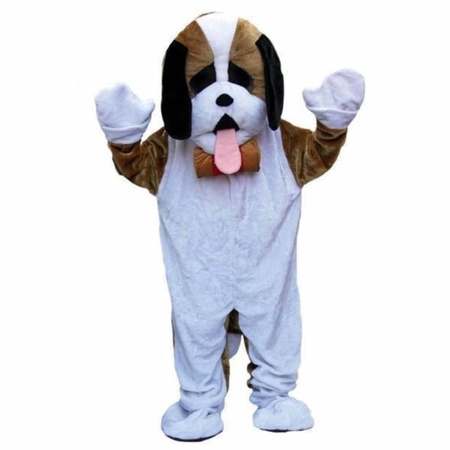 Plush dog costume for adults