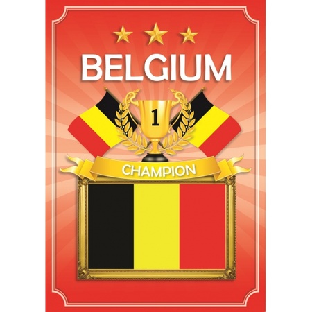 Deur poster thema Belgie