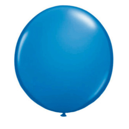 Donker blauwe Qualatex ballon 90 cm