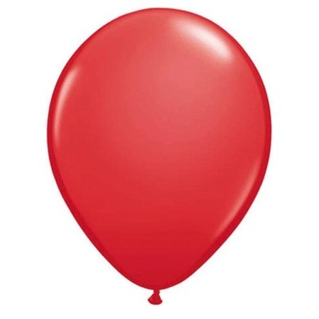 Rode Qualatex ballonnen 10 stuks