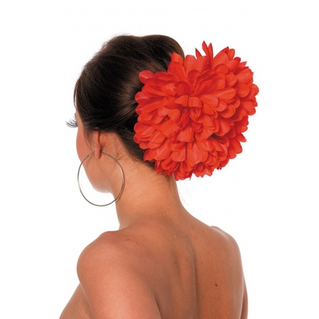 Spaanse flamenco bloem klem rood
