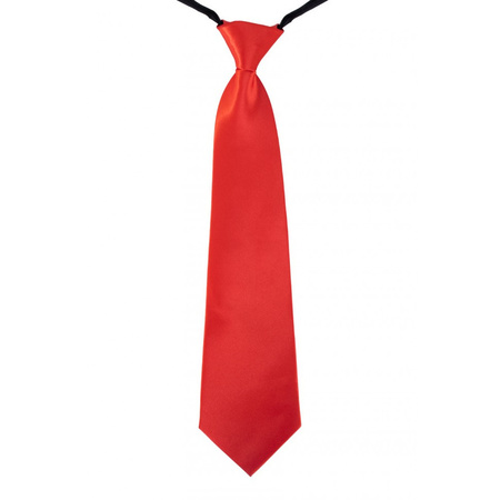 Rode verkleed stropdassen 40 cm voor dames/heren
