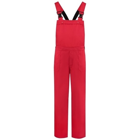 Red dungarees for adults
