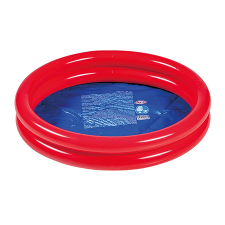 Red/blue round inflatable baby swimming pool 60 cm 