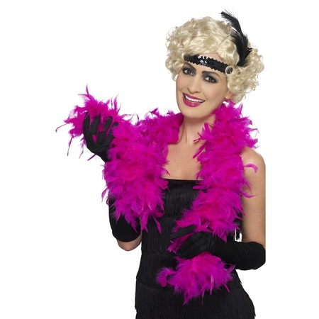 privacy Post Passend Roze verkleed veren boa 150 cm - carnaval accessoires - Feestartikelen |  Fun en Feest