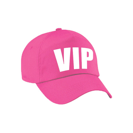 Verkleed VIP pet / cap roze voor dames en heren