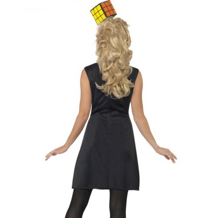 Verkleedkleding Rubiks jurkje dames