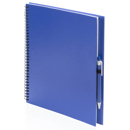 Tekeningen maken schetsboek A4 blauwe kaft