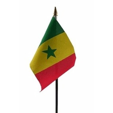 Senegal vlaggetje polyester