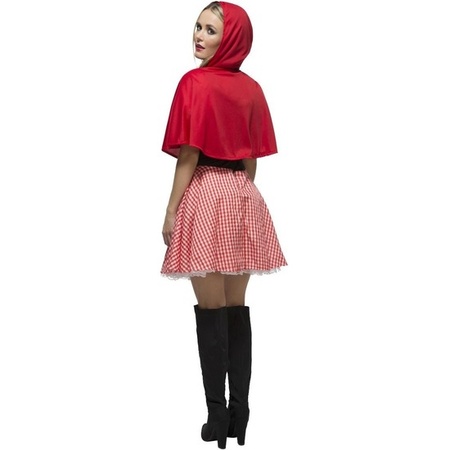 Roodkapje jurkje verkleed kostuum/outfit voor dames