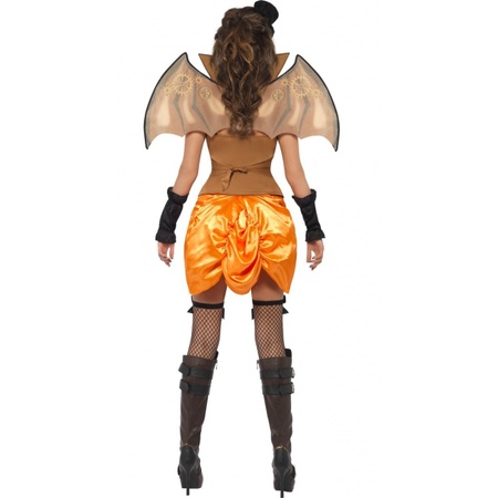 Steampunk costume for women with wings