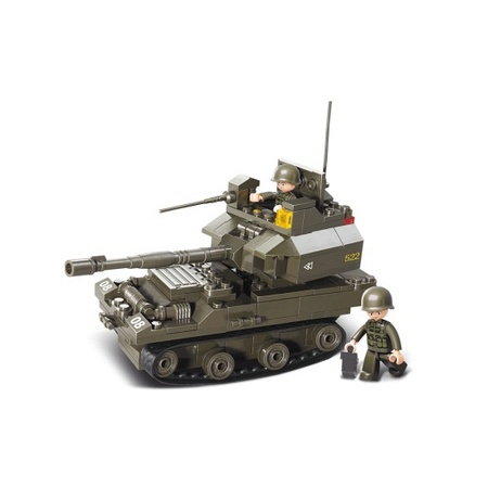 Dan barsten Shilling Leger/soldaten speelgoed set van Sluban - 2x army voertuigen van 31 cm |  Fun en Feest