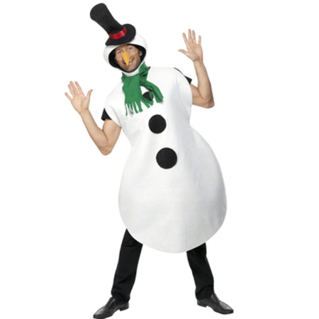 Carnavalspak sneeuwpop
