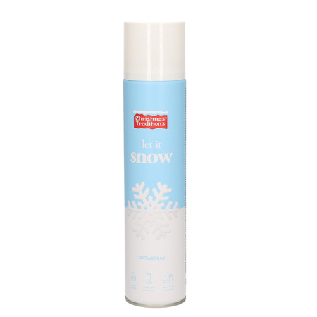 1x Sneeuwsprays/sneeuw spuitbussen 300 ml
