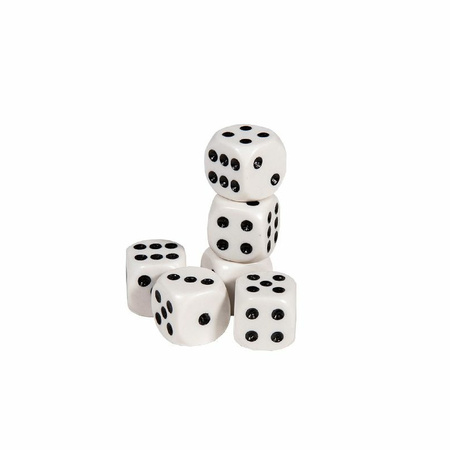 Games dice set of 6x pieces