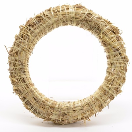 Straw christmas wreath 35 cm