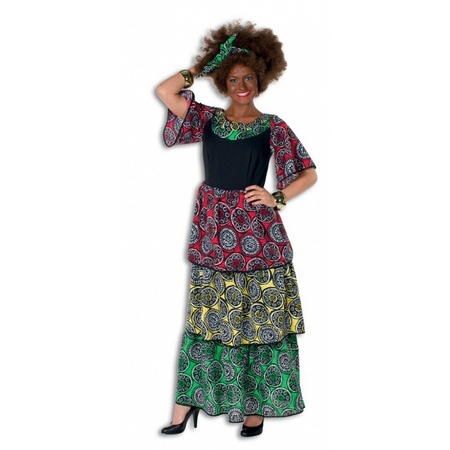 Big size Jamaican/carribean dress