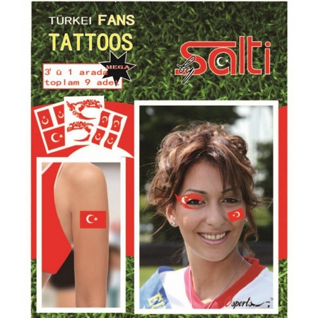 Tattoos Turkey 9 pieces