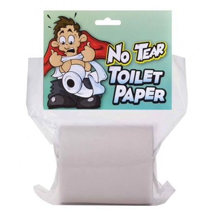 No tear toilet roll paper