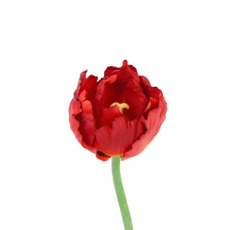 Tulp rood deluxe 25 cm Kunstbloem