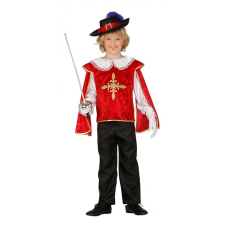 Verkleed kostuum - ridder/musketier - voor jongens - carnaval