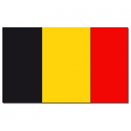 Gevelvlag/vlaggenmast vlag Belgie 90 x 150 cm