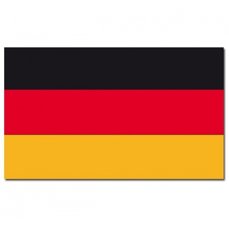 salaris Onophoudelijk zwavel Gevelvlag/vlaggenmast vlag Duitsland 90 x 150 cm | Fun en Feest