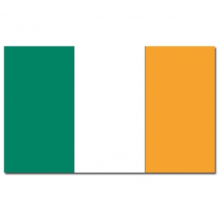 Gevelvlag/vlaggenmast vlag Ierland 90 x 150 cm