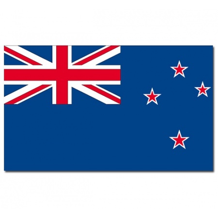 Gevelvlag/vlaggenmast vlag Nieuw Zeeland 90 x 150 cm