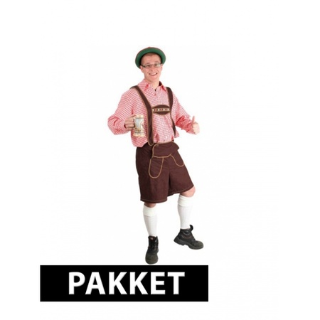 Oktoberfest kleding maat XL voordeelpakket voor heren
