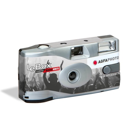 Wegwerp camera/fototoestel met flits voor 36 zwart/wit fotos voor bruiloft/huwelijk