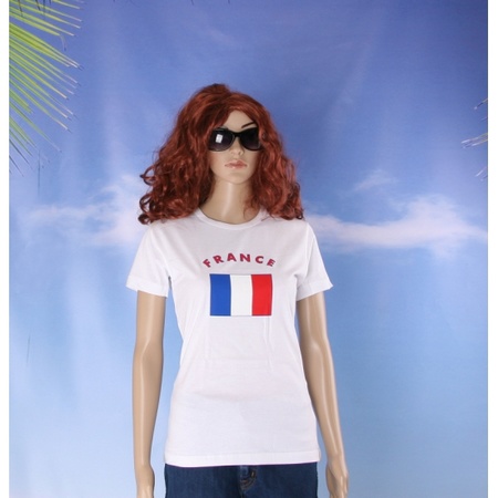 Franse vlag t-shirt voor dames