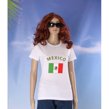 Mexicaanse vlag t-shirt voor dames