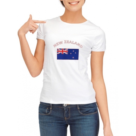 Nieuw Zeelandse vlag t-shirt voor dames