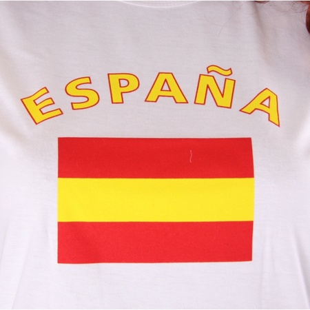 Spaanse vlag t-shirt voor dames