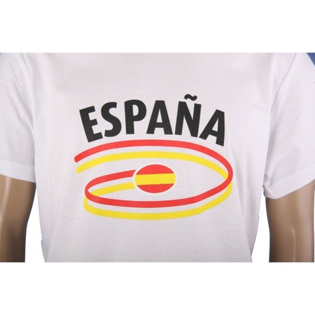 Spanje t-shirt met vlaggen print
