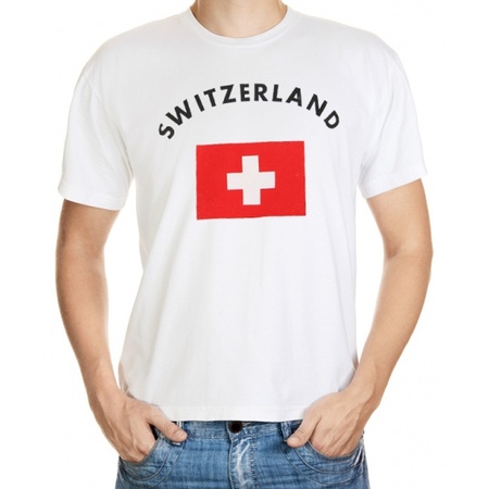 T-shirt with the flag of Switzerland