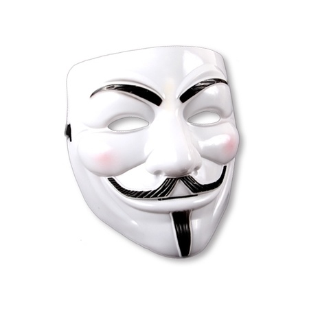 White V for Vendetta mask 