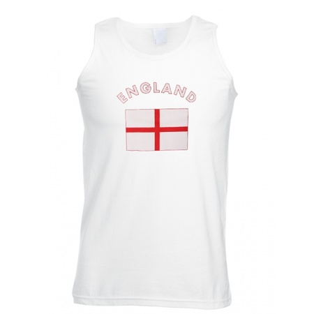 Mouwloos t-shirt met Engelse vlag