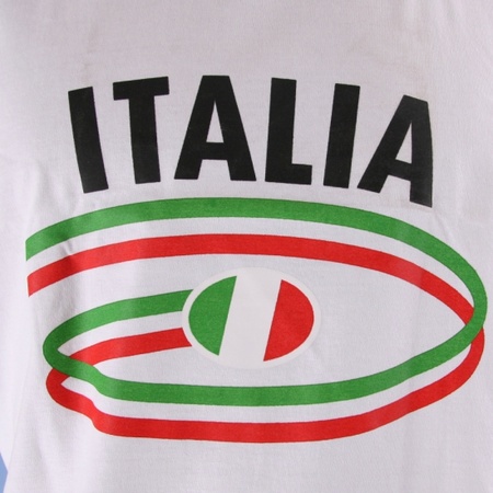 Italie tanktop voor heren met vlaggen print