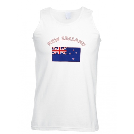 Mouwloos t-shirt met Nieuw-Zeelandse vlag