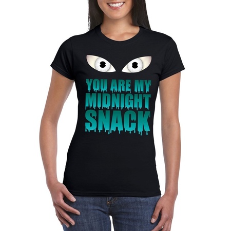 You are my midnight snack Halloween t-shirt black women
